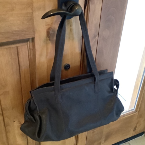 J Jill  Brown Leather Satchel - Picture 1 of 4